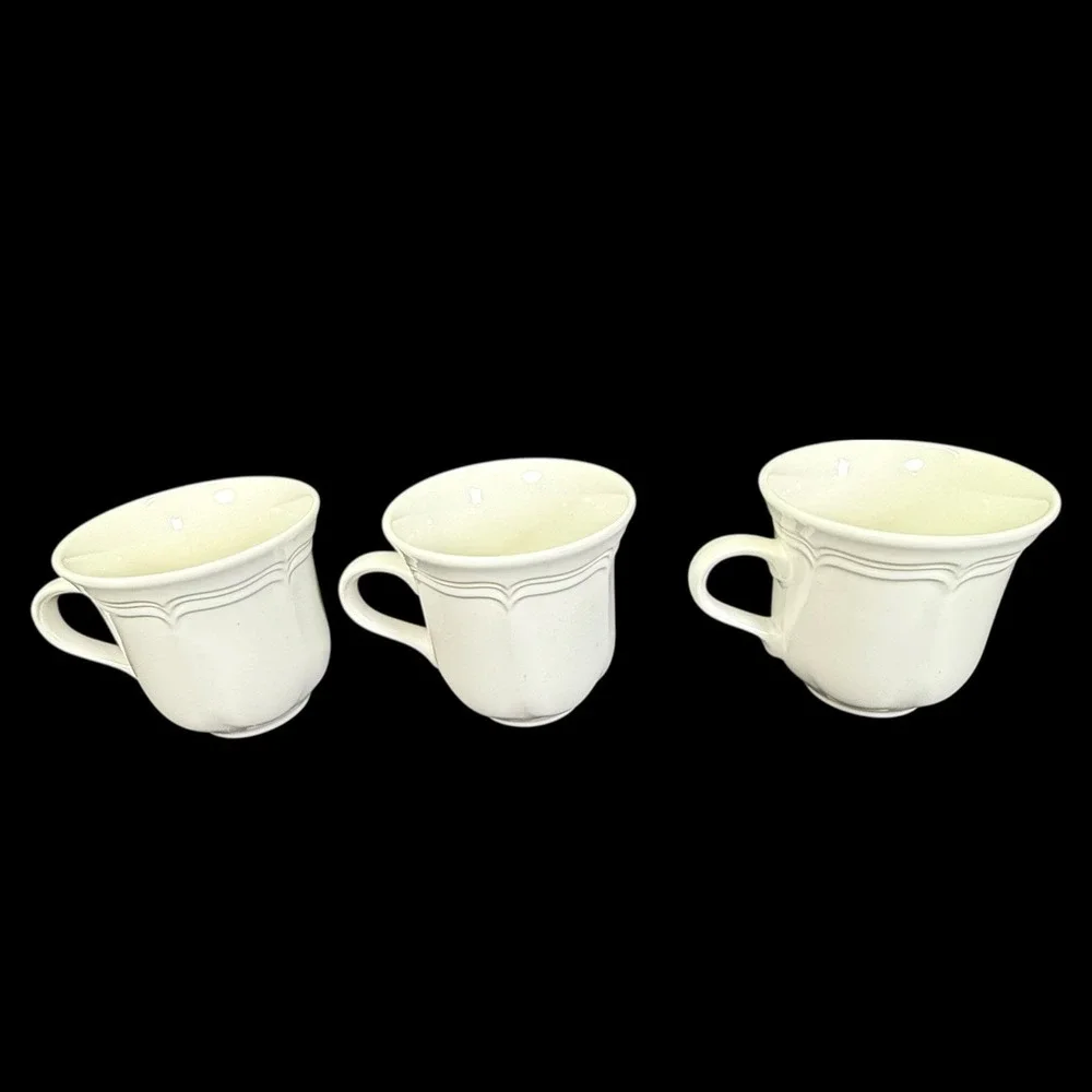 Mikasa French Countryside F9000 Cups & Saucers Cottagecore - Set of 3‎